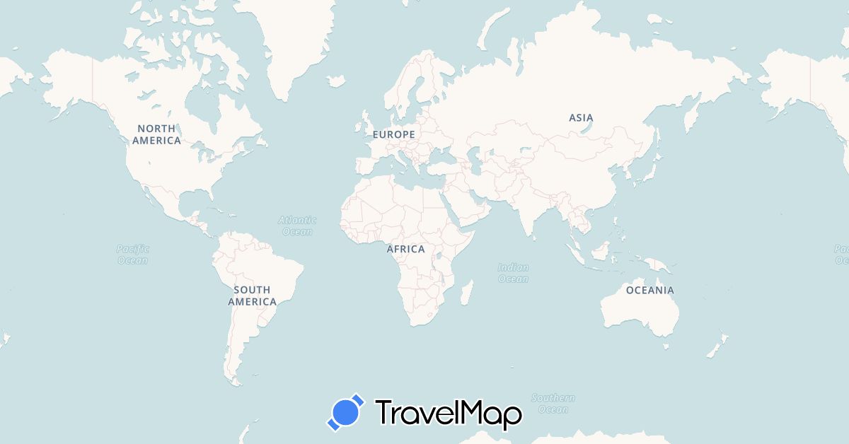 TravelMap itinerary: driving, bus, plane, train, hiking, boat, motorbike in Australia, Canada, China, Germany, Estonia, Spain, Iceland, Cambodia, Laos, Latvia, Malaysia, New Zealand, Portugal, Thailand, Vietnam (Asia, Europe, North America, Oceania)